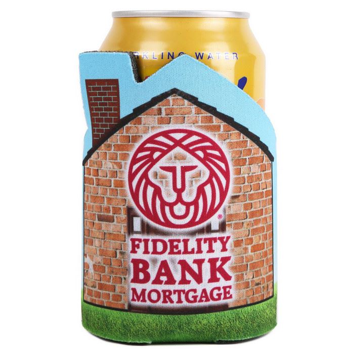 DC13004CP House Can Cooler With Full Color Custom Imprint